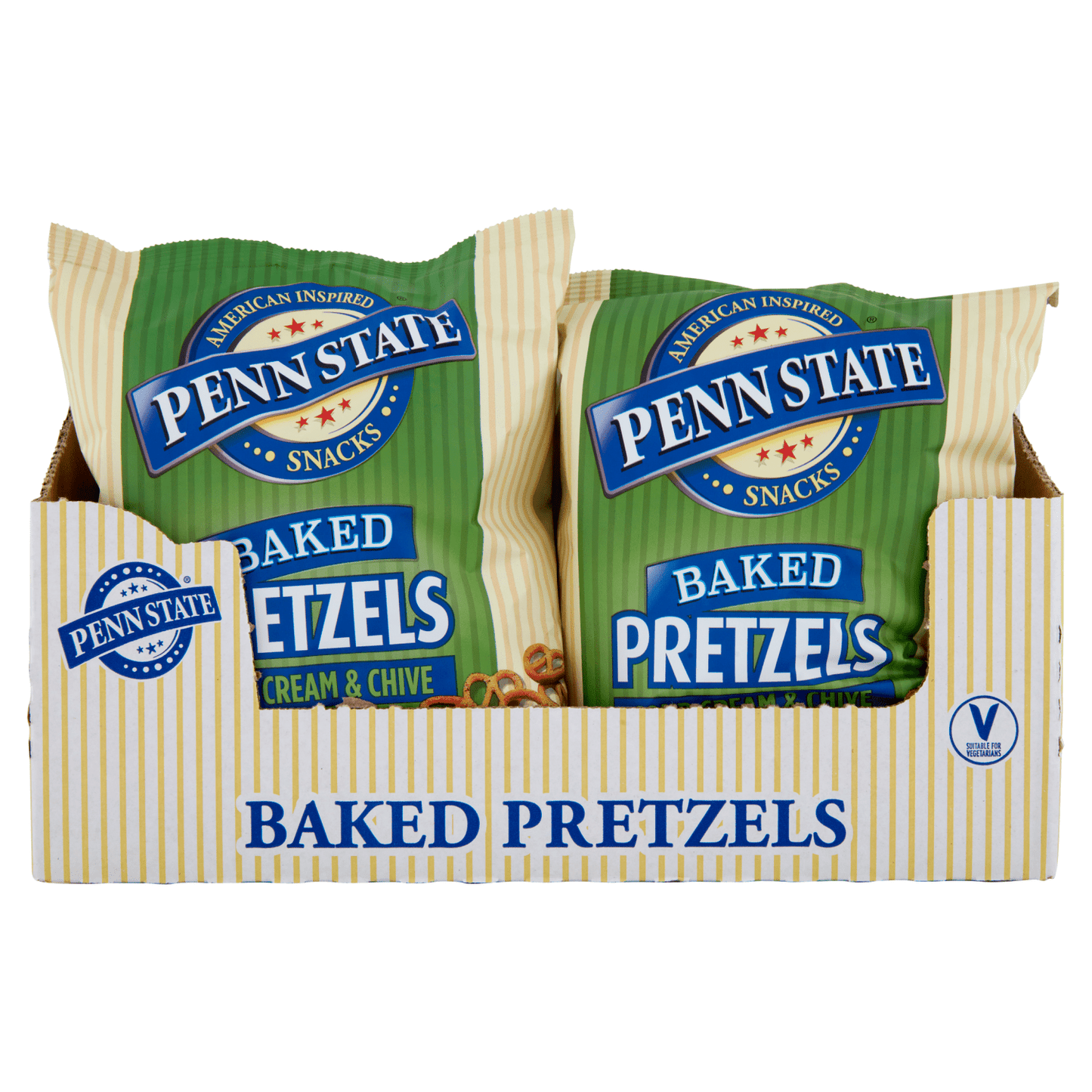 Penn State Baked Pretzels Sour Cream & Chive Flavour 175g - UK Food & Drink - 5032439100179