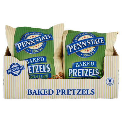 Penn State Baked Pretzels Sour Cream & Chive Flavour 175g - UK Food & Drink - 5032439100179