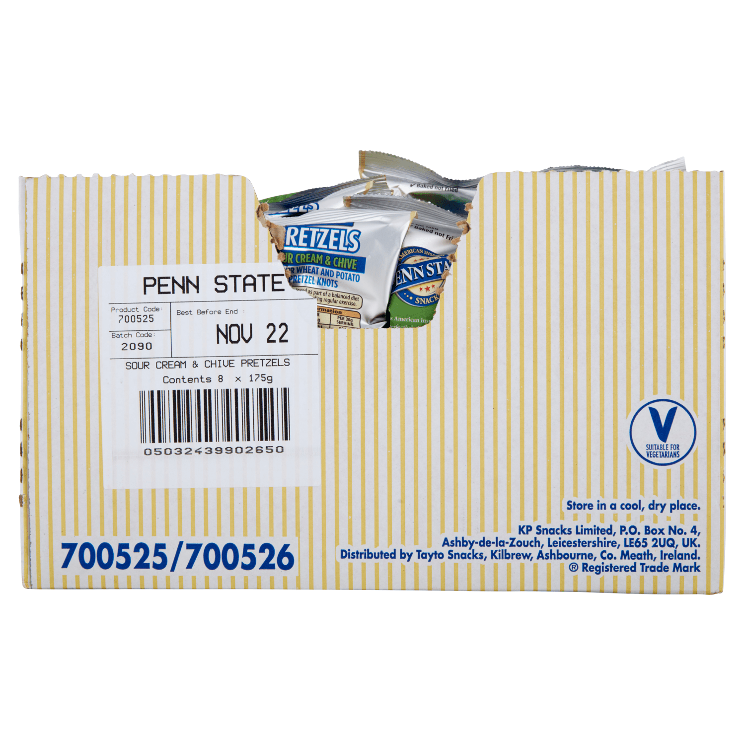 Penn State Baked Pretzels Sour Cream & Chive Flavour 175g - UK Food & Drink - 5032439100179