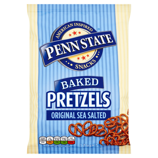 Penn State Sea Salted Sharing Pretzels 175g - UK Food & Drink - 5032439100070