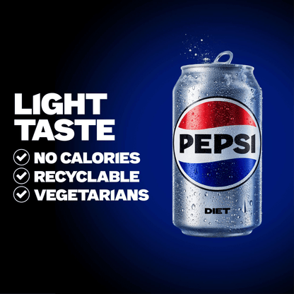 Pepsi Diet 330ml - UK Food & Drink - 4062139015078