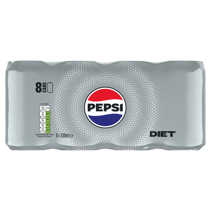 Pepsi Diet 8 x 330ml - UK Food & Drink - 4060800134578