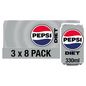 Pepsi Diet 8 x 330ml - UK Food & Drink - 4060800134578