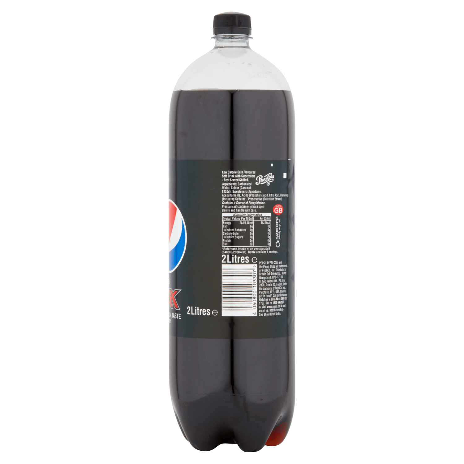 Pepsi Max 2 Litres - UK Food & Drink - 4060800103307