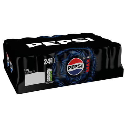 Pepsi Max 24 x 330ml 8.3kg - UK Food & Drink - 4060800130754