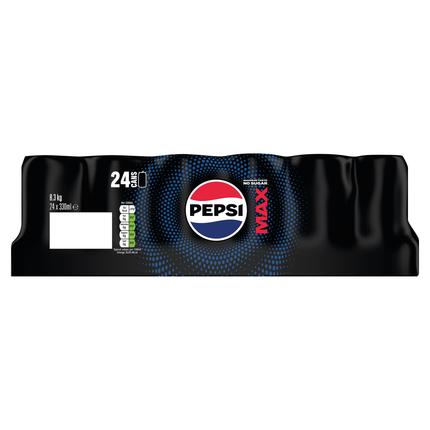 Pepsi Max 24 x 330ml 8.3kg - UK Food & Drink - 4060800130754