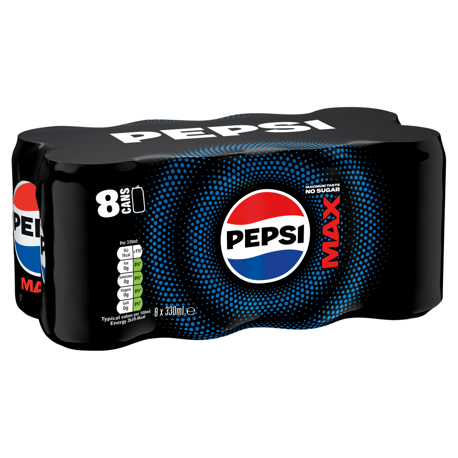 Pepsi Max 8 x 330ml - UK Food & Drink - 4060800134592