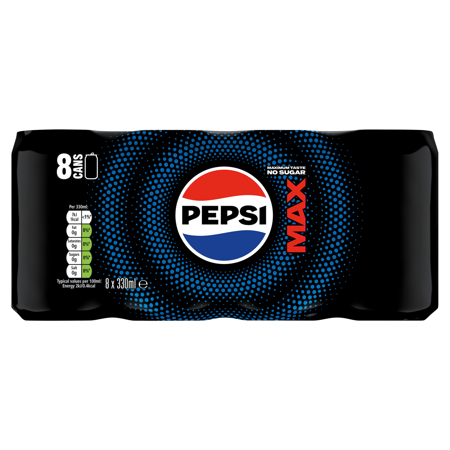 Pepsi Max 8 x 330ml - UK Food & Drink - 4060800134592