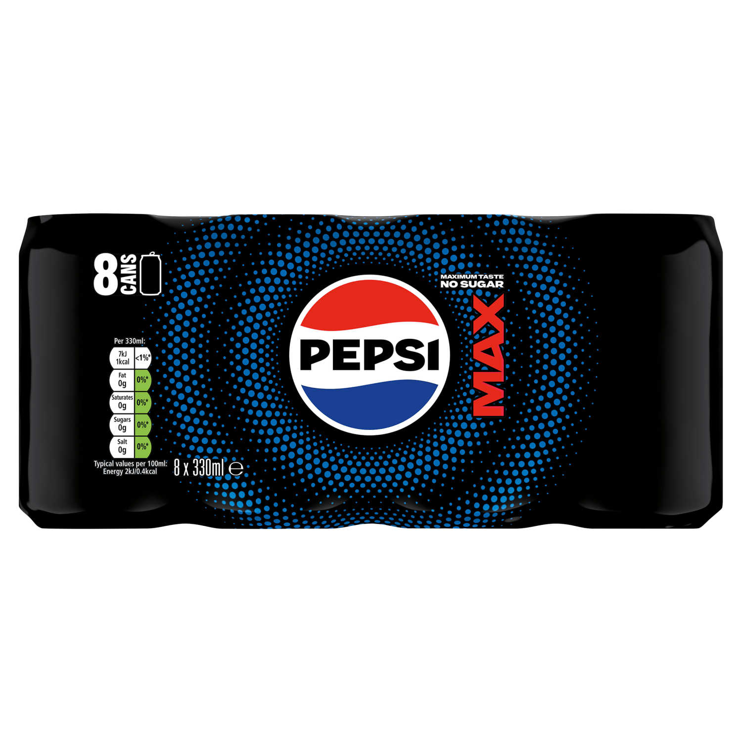 Pepsi Max 8 x 330ml - UK Food & Drink - 4060800134592