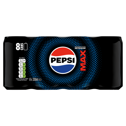 Pepsi Max 8 x 330ml - UK Food & Drink - 4060800134592