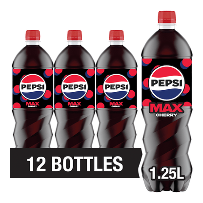 Pepsi Max Cherry 1.25 Litres - UK Food & Drink - 4060800178015