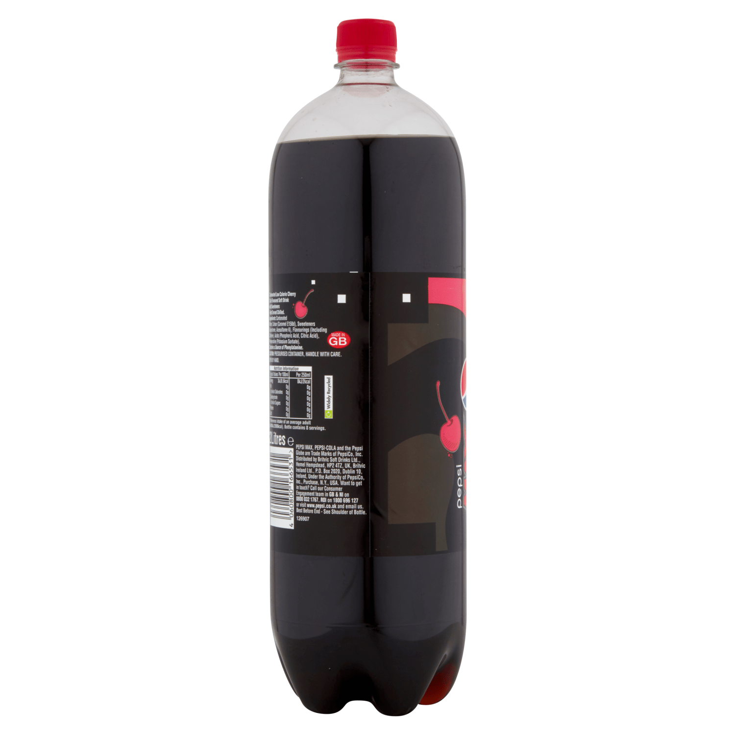 Pepsi Max Cherry 2 Litres - UK Food & Drink - 4060800166531