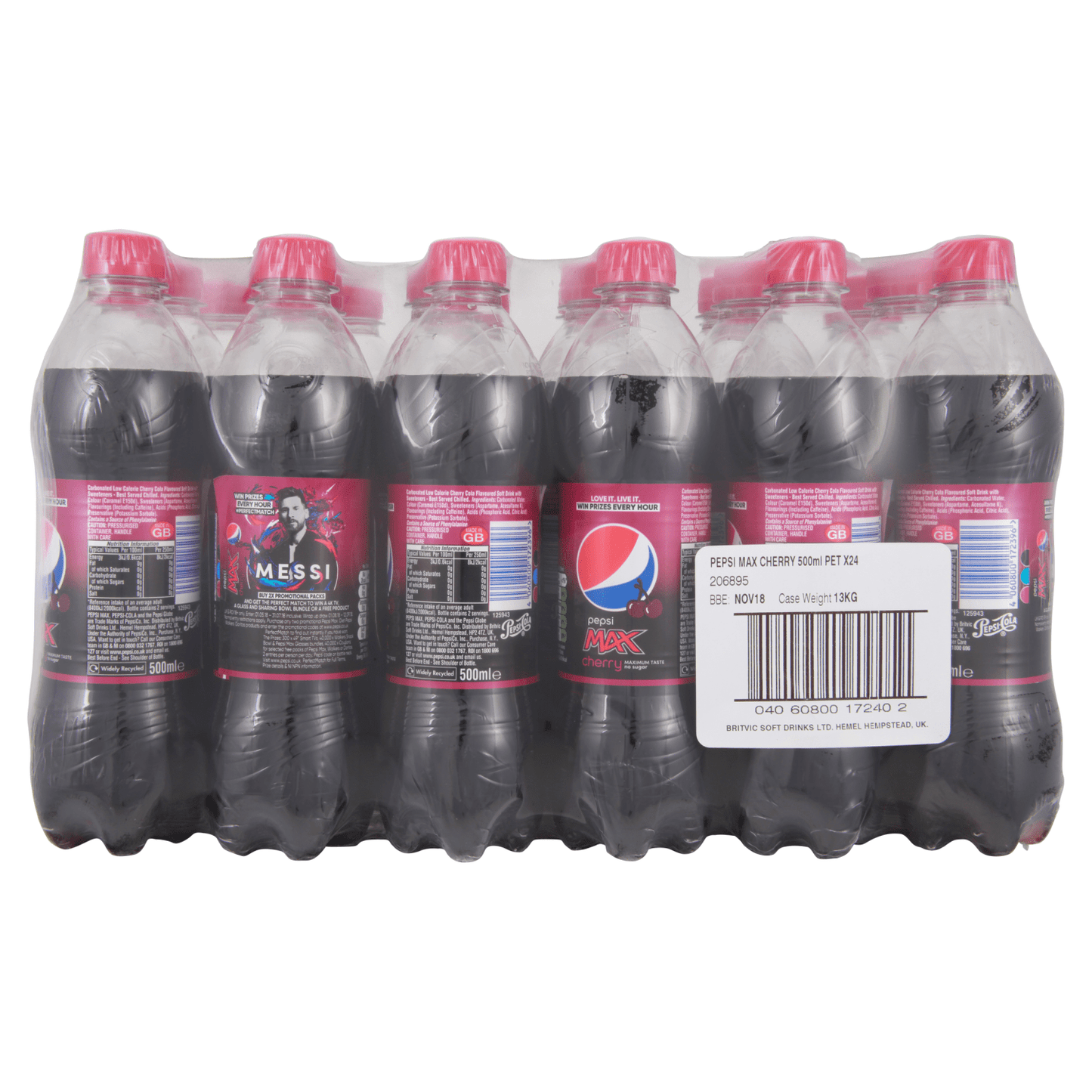 Pepsi Max Cherry 500ml - UK Food & Drink - 4060800172396