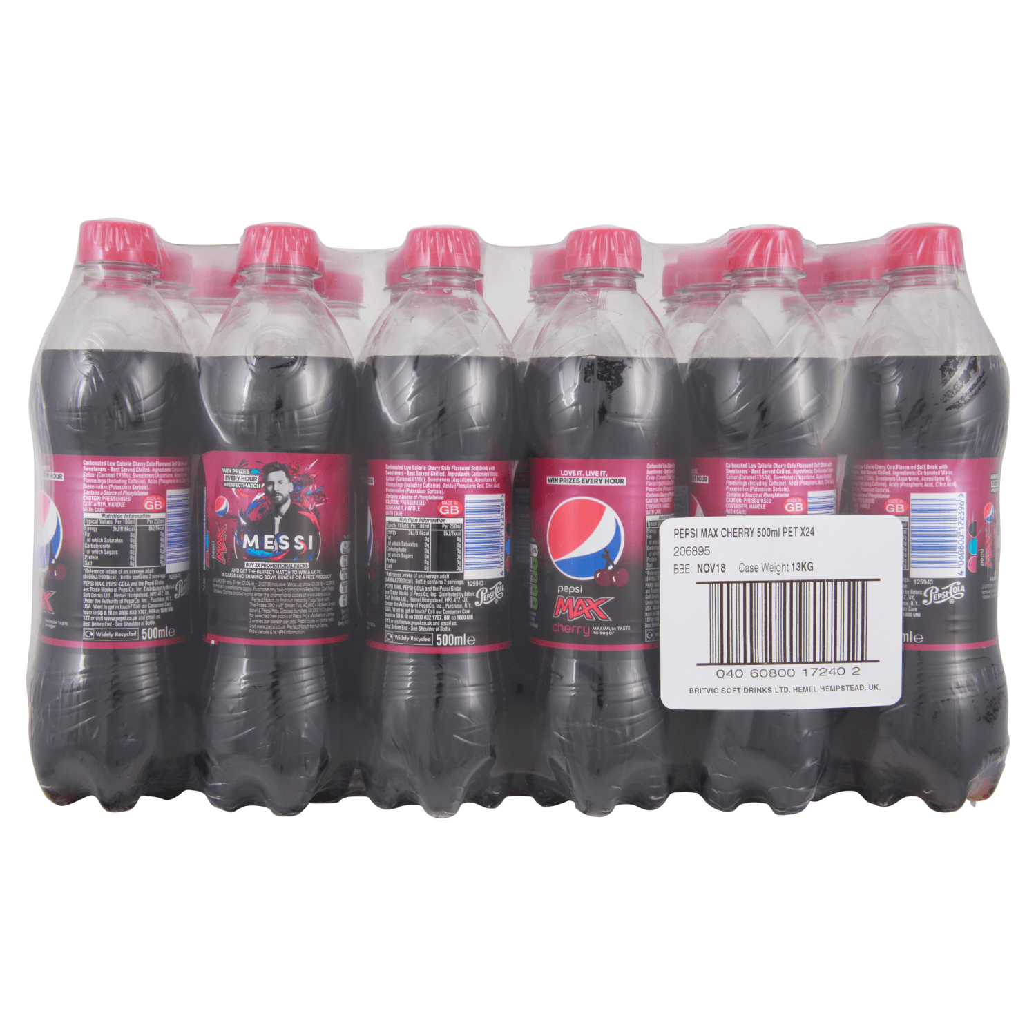 Pepsi Max Cherry 500ml - UK Food & Drink - 4060800172396