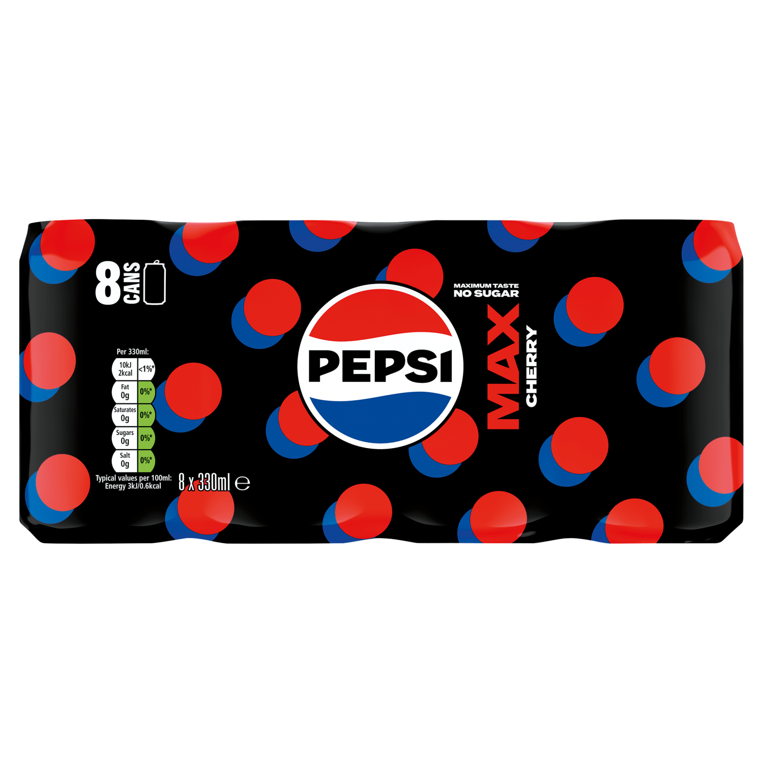 Pepsi Max Cherry 8 x 330ml - UK Food & Drink - 4060800170064