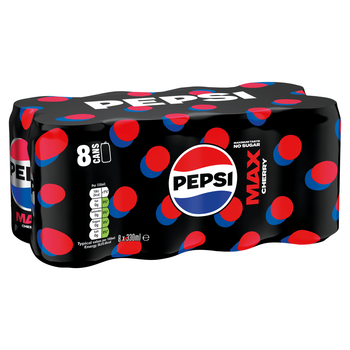 Pepsi Max Cherry 8 x 330ml - UK Food & Drink - 4060800170064