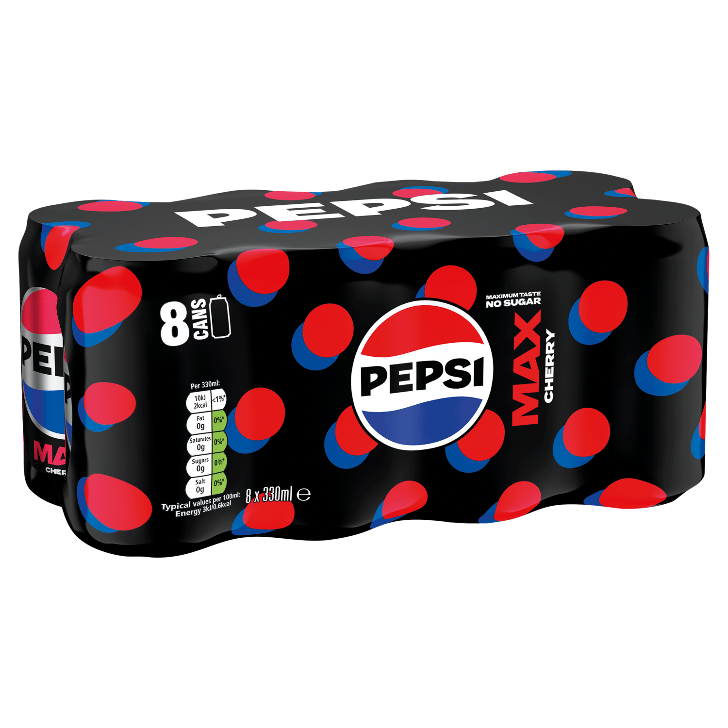 Pepsi Max Cherry 8 x 330ml - UK Food & Drink - 4060800170064