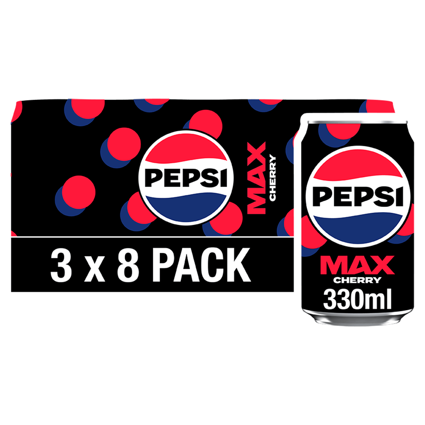 Pepsi Max Cherry 8 x 330ml - UK Food & Drink - 4060800170064