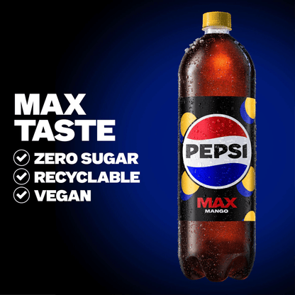 Pepsi Max Mango 2 Litres - UK Food & Drink - 4060800309143