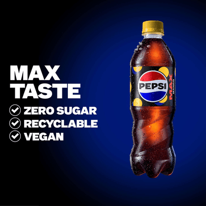 Pepsi Max Mango 500ml - UK Food & Drink - 4060800309112