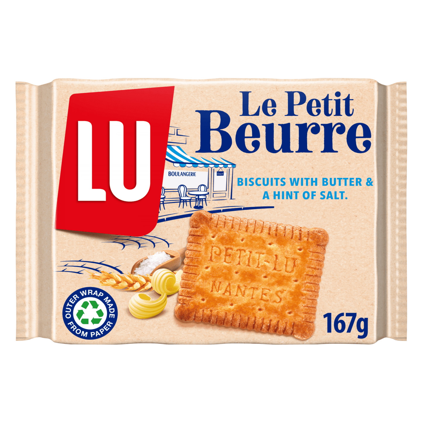 Petit Lu Salt Biscuits 167 Gr - UK Food & Drink - 7622201499679