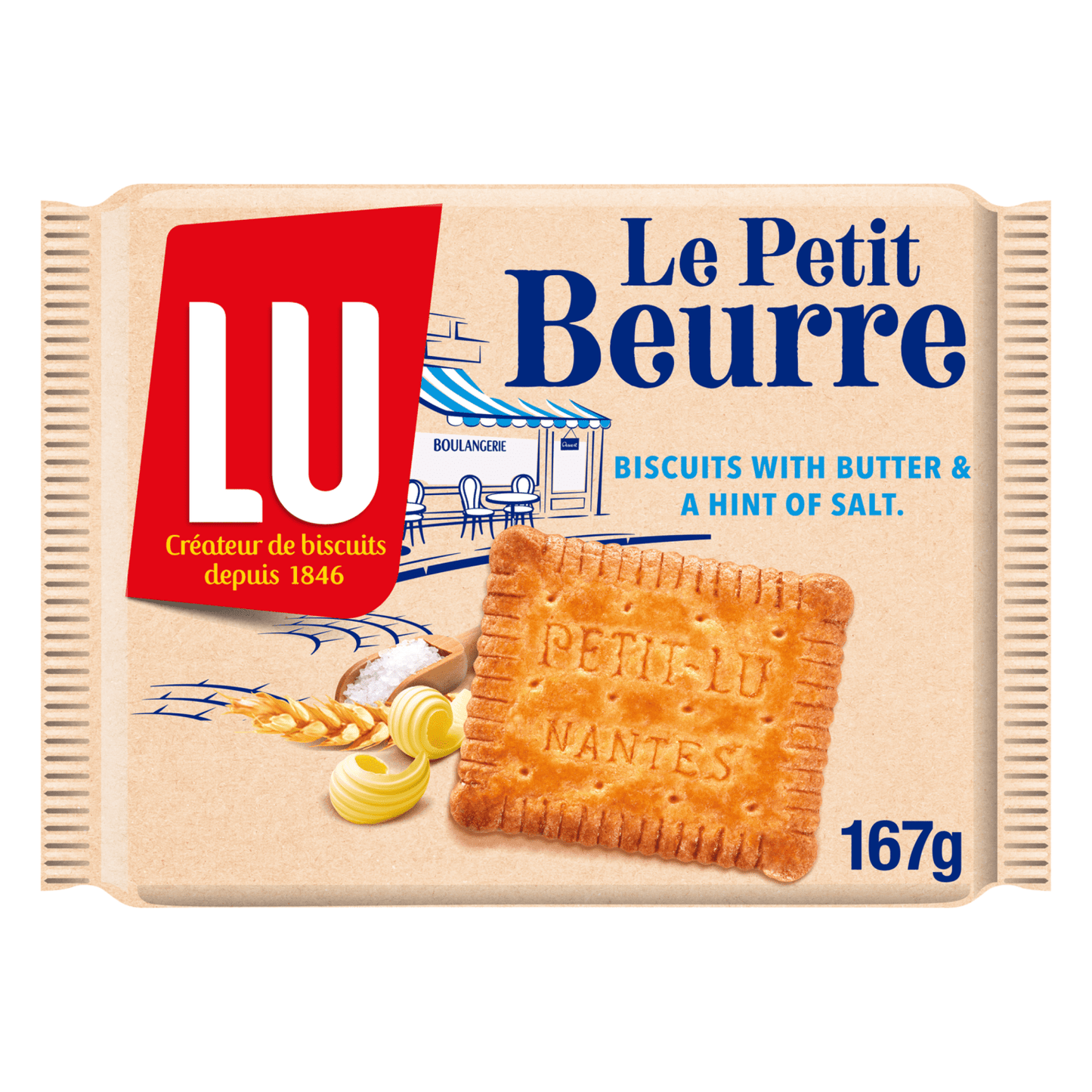 Petit Lu Salt Biscuits 167 Gr - UK Food & Drink - 7622201499679