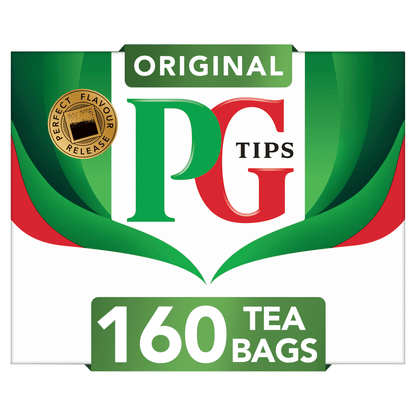 PG Tips 160 Original Tea Bags 464g - UK Food & Drink - 8720608036721