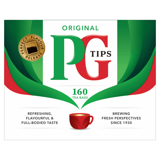 PG Tips 160 Original Tea Bags 464g - UK Food & Drink - 8720608036721