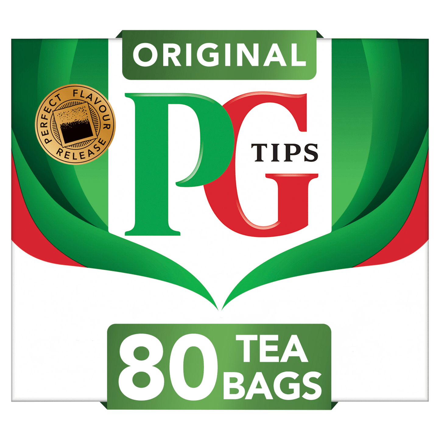 PG Tips 80 Original Tea Bags 232g - UK Food & Drink - 8720608036707