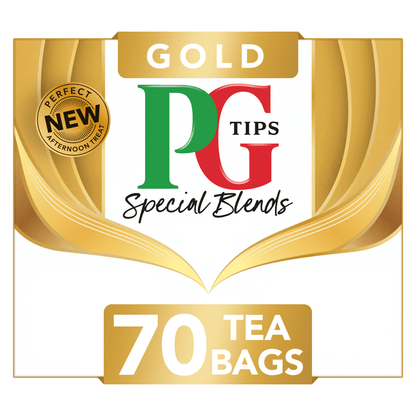 PG Tips Gold Special Blends 70 Tea Bags 203g - UK Food & Drink - 8720608039623