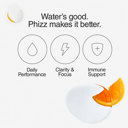 PHIZZ Orange 20 Tablets 89g - UK Food & Drink - 5060447850007