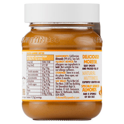 Pip & Nut Smooth Almond Butter 170g - UK Food & Drink - 5060367181281
