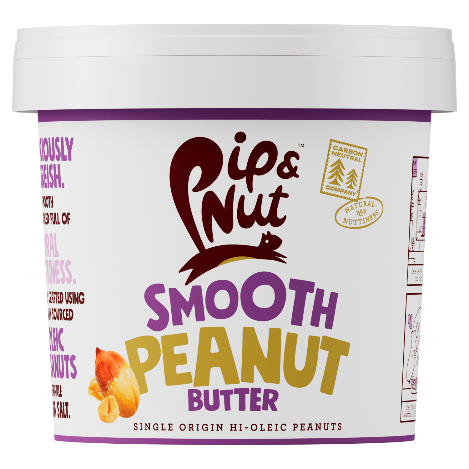 Pip & Nut Smooth Peanut Butter 1kg - UK Food & Drink - 5060367180383