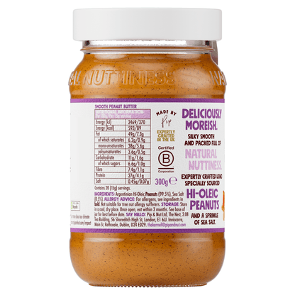 Pip & Nut Smooth Peanut Butter 300g - UK Food & Drink - 5060367181274