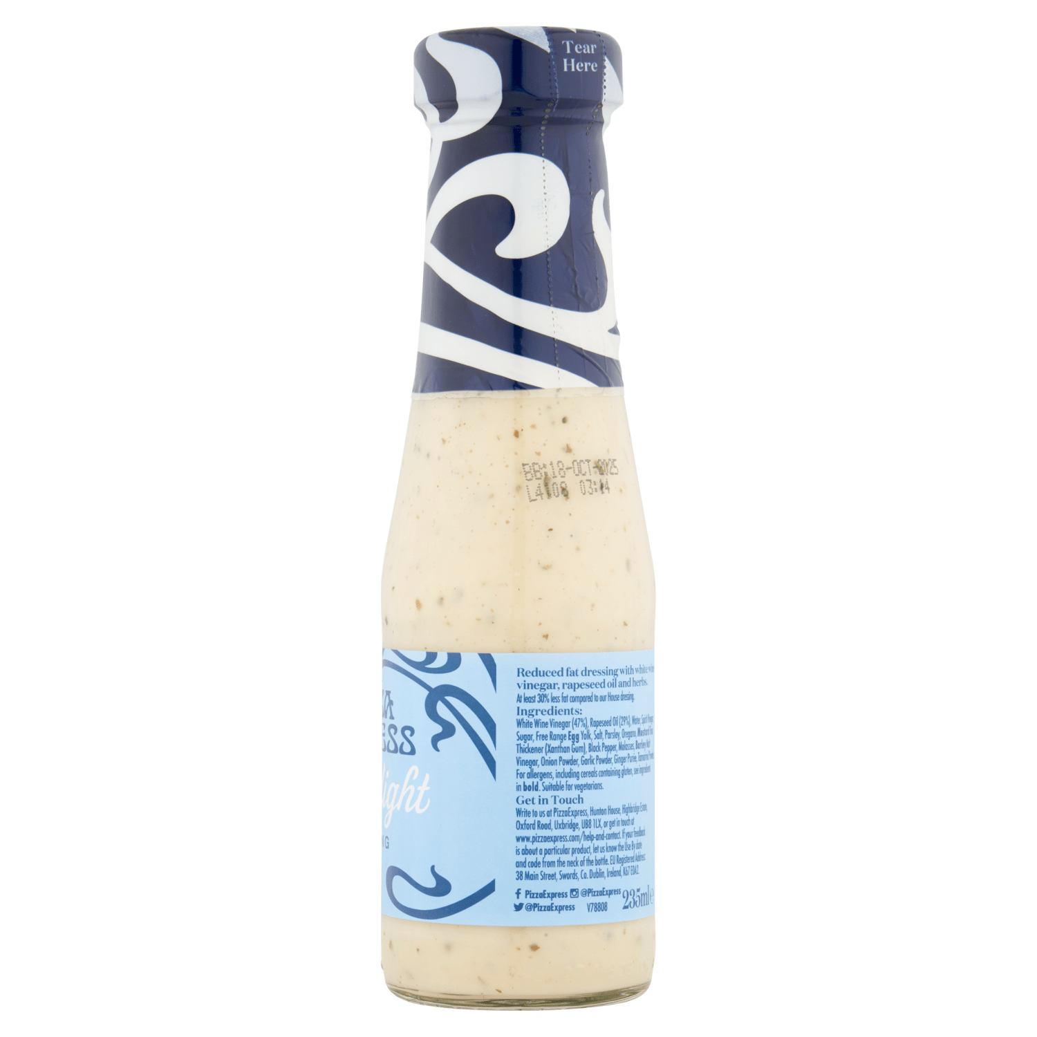 Pizza Express House Light Dressing 235ml - UK Food & Drink - 5039303003772