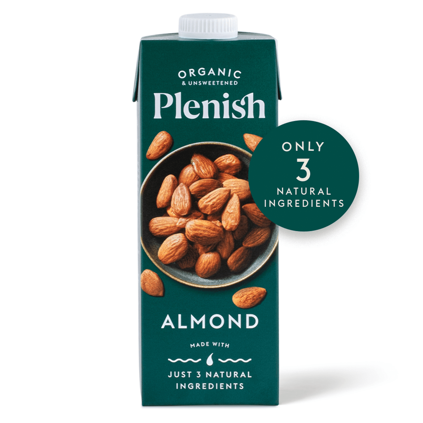 Plenish Organic Almond 1L - UK Food & Drink - 5060362071594