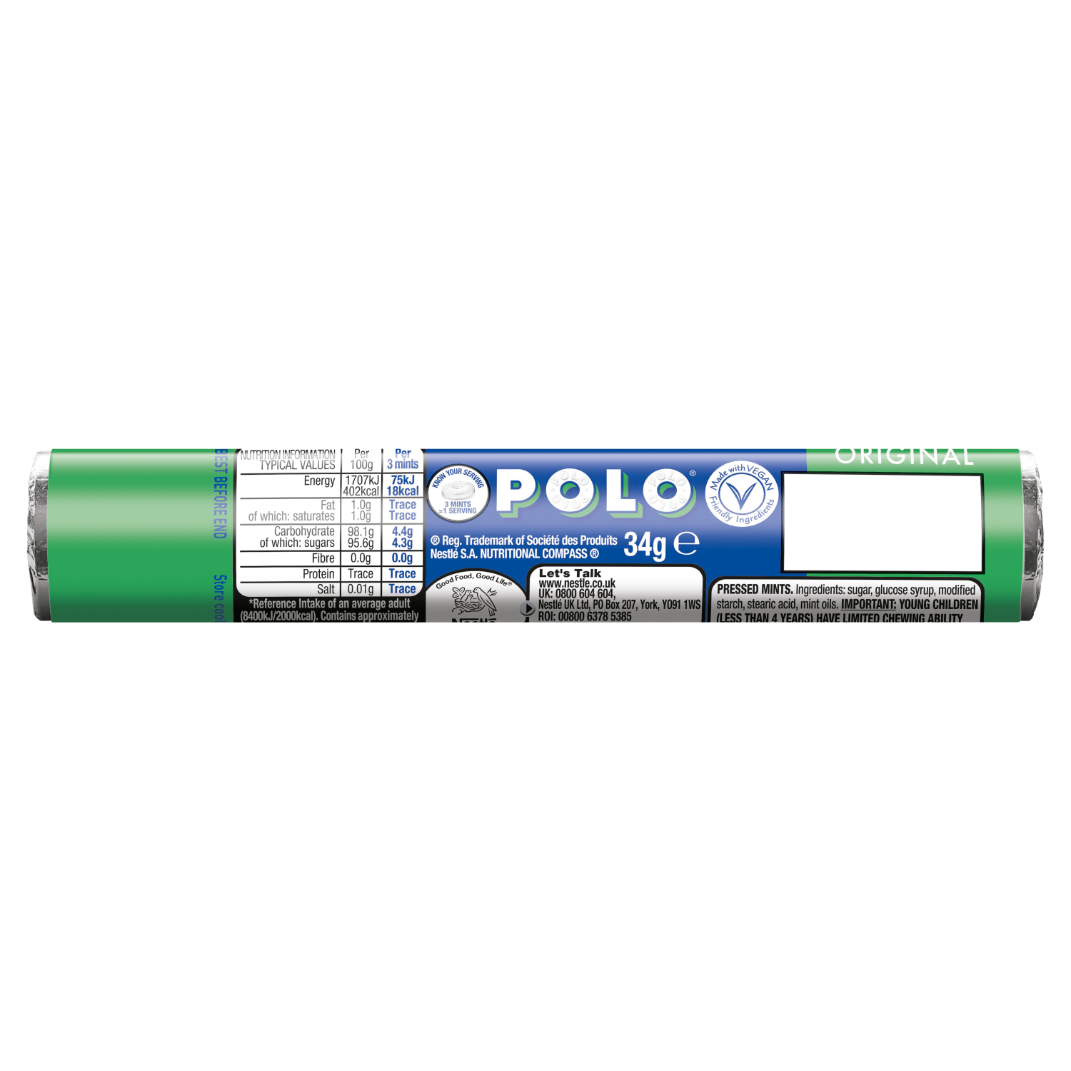 Polo Original 34g - UK Food & Drink - 96207819
