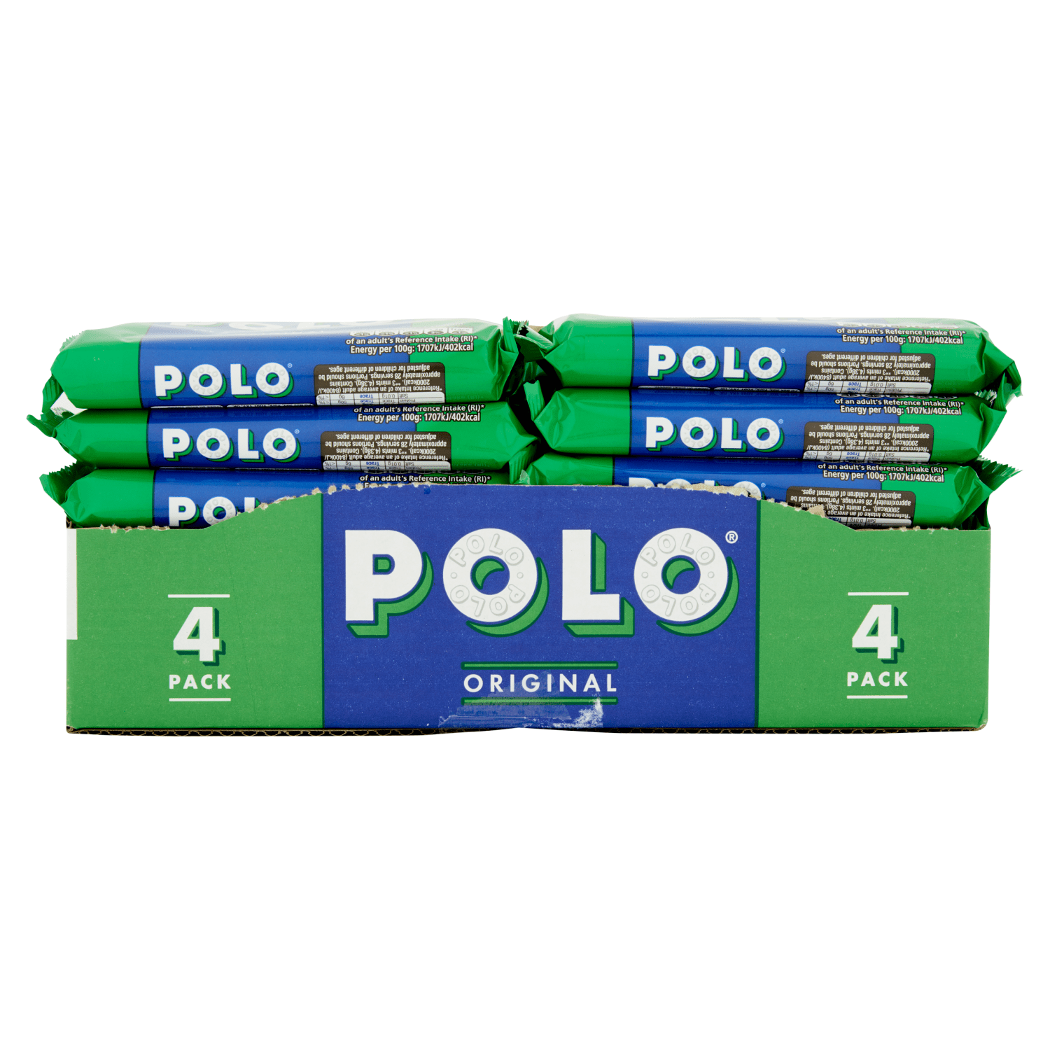 Polo Original Mints 4 x 34g (136g) - UK Food & Drink - 7613035194168