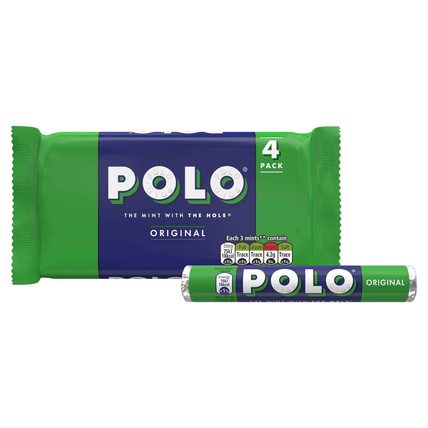 Polo Original Mints 4 x 34g (136g) - UK Food & Drink - 7613035194168