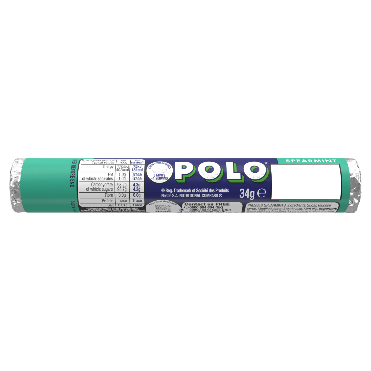 Polo Spearmint 34g - UK Food & Drink - 50251001