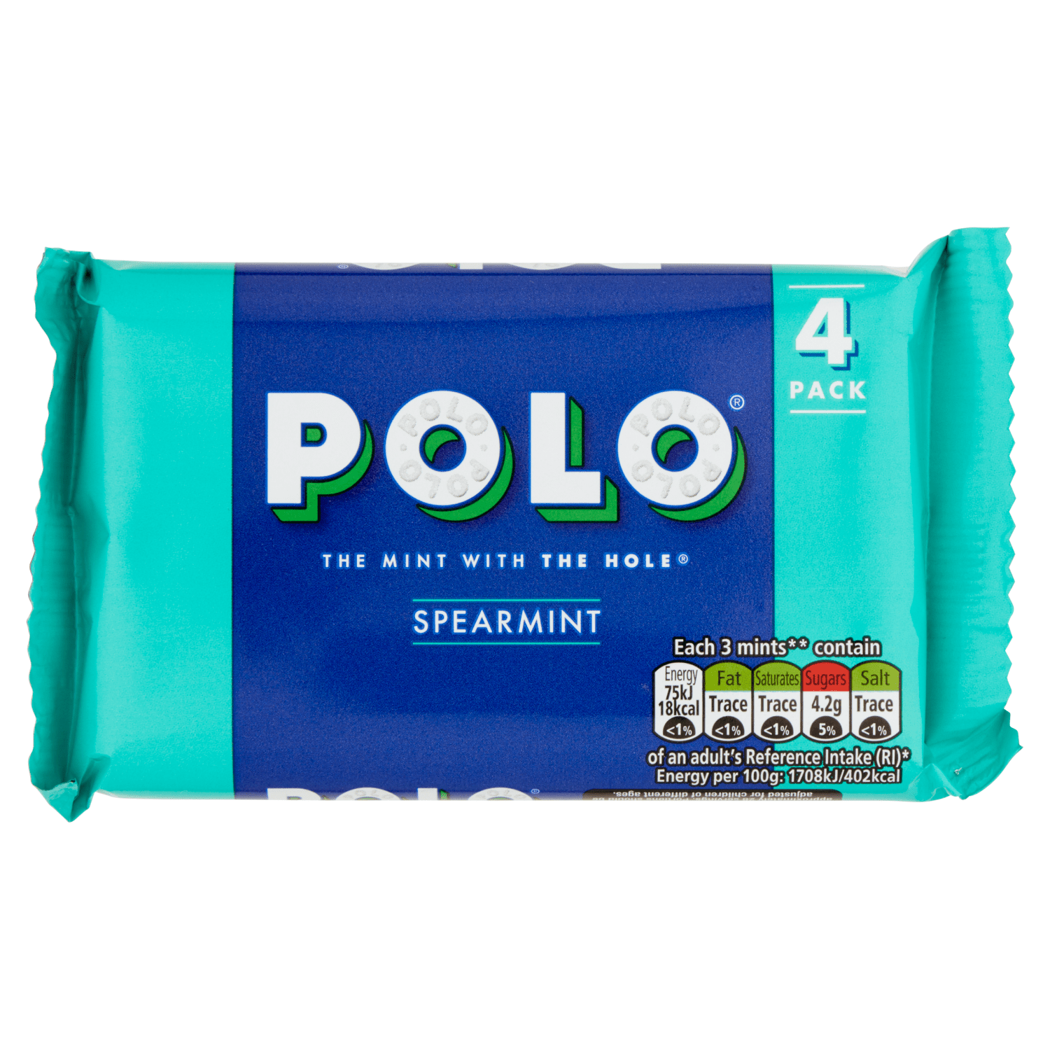 Polo Spearmint Multipack 4 x 34g (136g) - UK Food & Drink - 7613035194472
