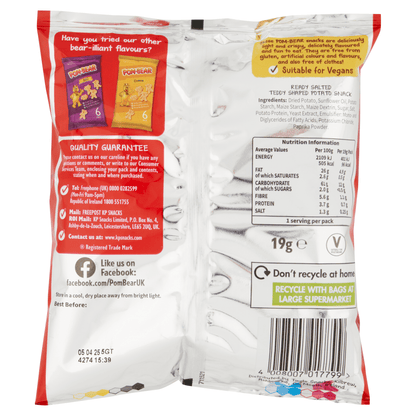Pom - Bear Original Crisps 19g - UK Food & Drink - 4008007017799