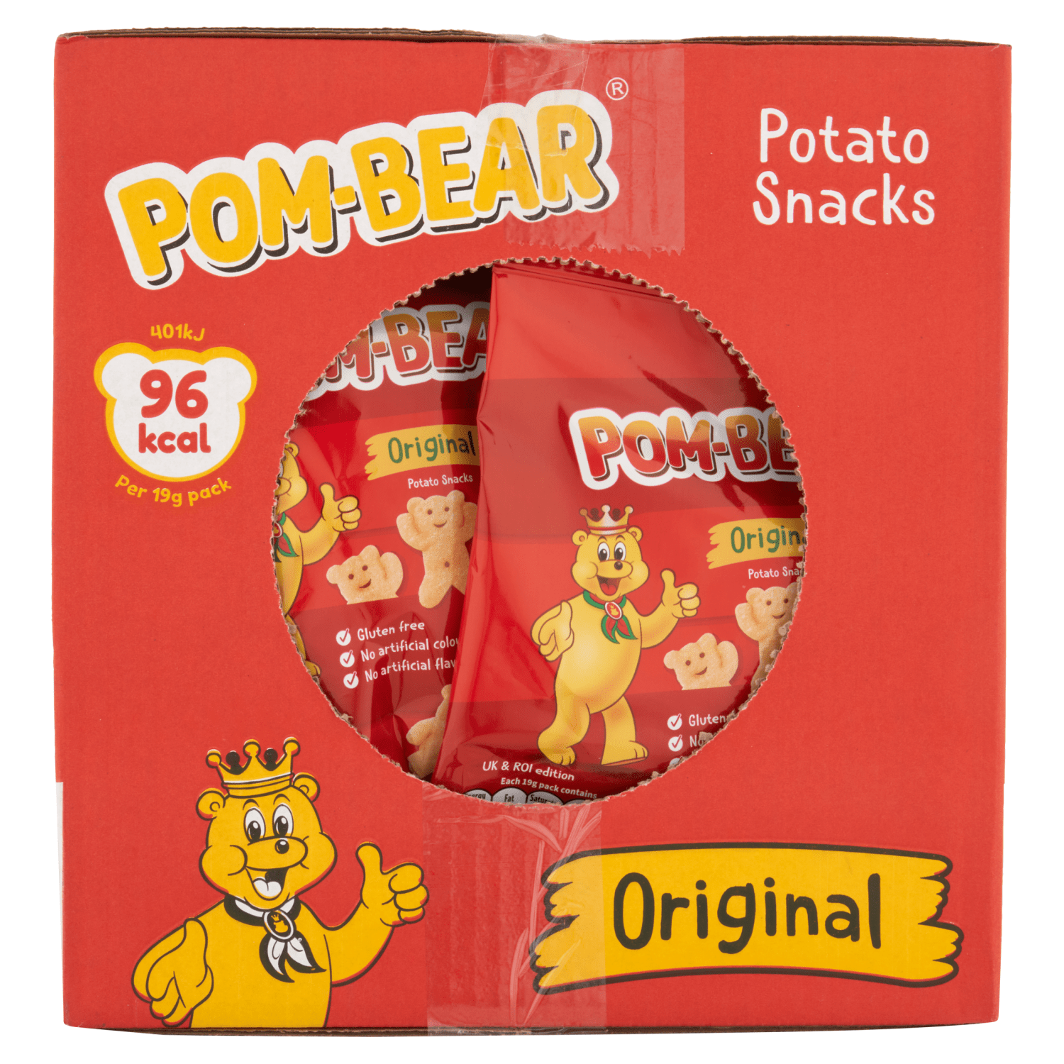 Pom - Bear Original Crisps 19g - UK Food & Drink - 4008007017799