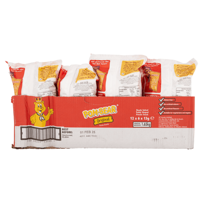 Pom - Bear Original Potato Snacks 6 x 13g - UK Food & Drink - 5000237130612