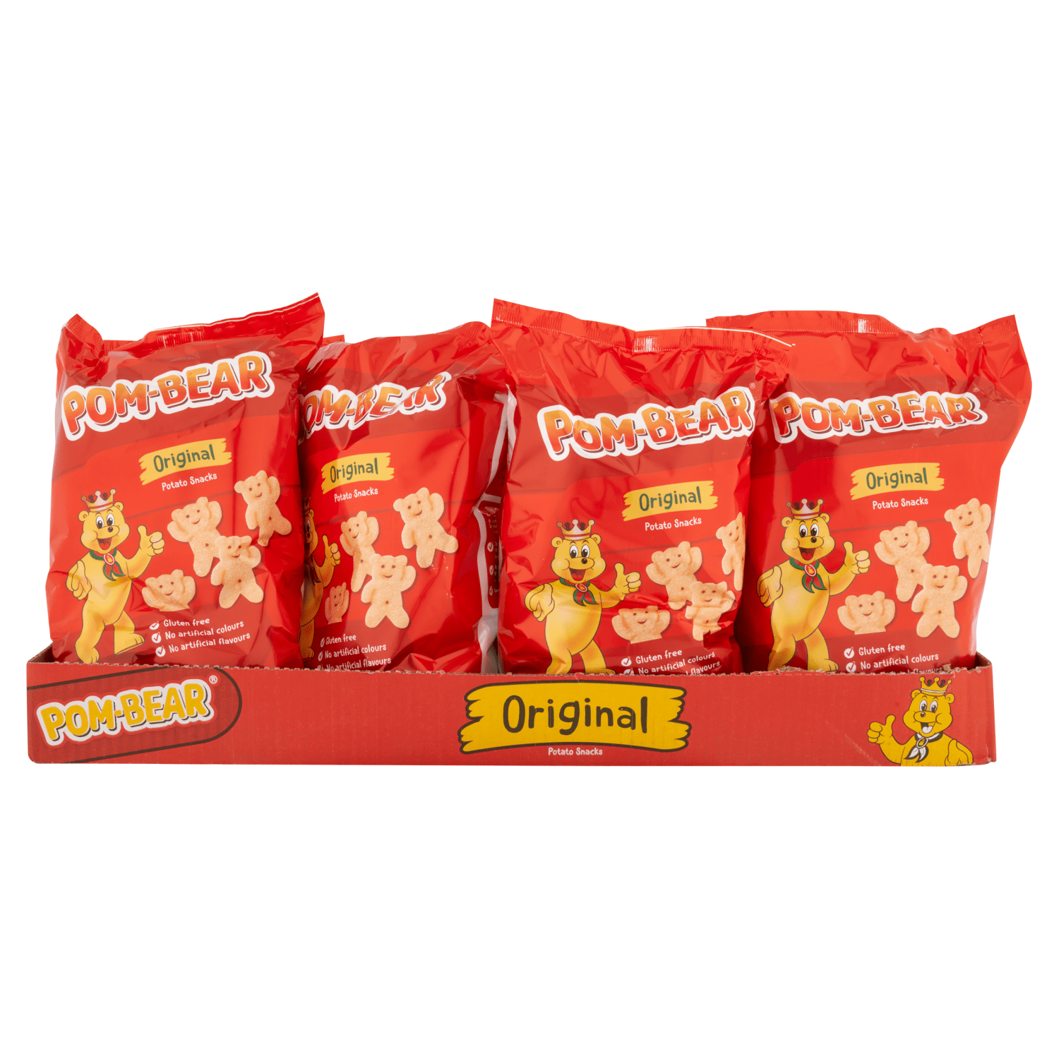 Pom - Bear Original Potato Snacks 6 x 13g - UK Food & Drink - 5000237130612