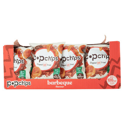 Popchips Barbeque Flavour Potato Snacks 23g - UK Food & Drink - 5060292302201