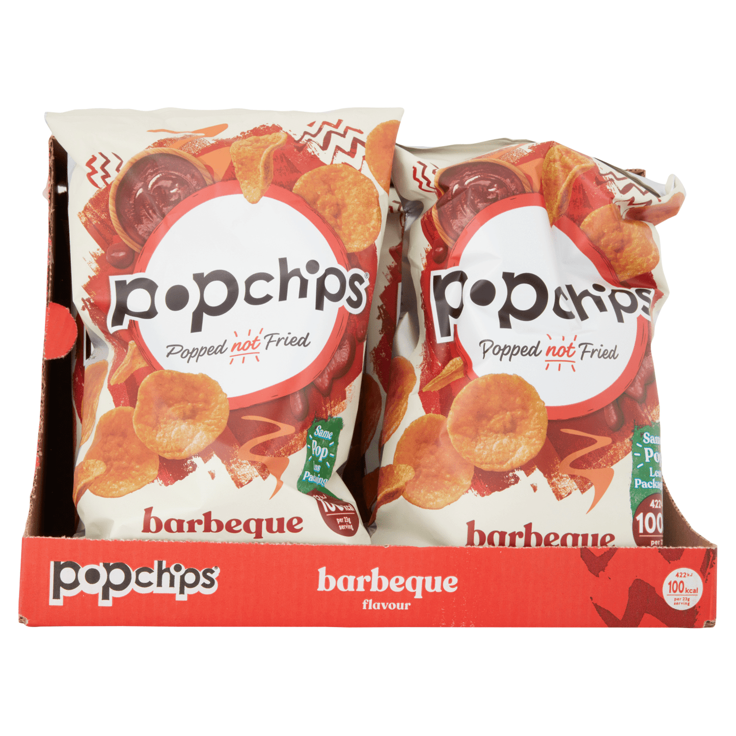 Popchips Barbeque Flavour Potato Snacks 85g - UK Food & Drink - 5060292308203