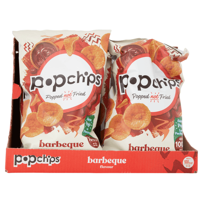 Popchips Barbeque Flavour Potato Snacks 85g - UK Food & Drink - 5060292308203