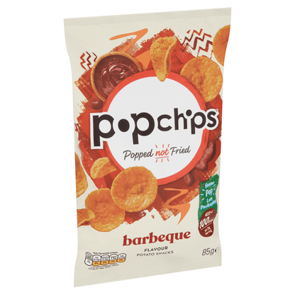 Popchips Barbeque Flavour Potato Snacks 85g - UK Food & Drink - 5060292308203