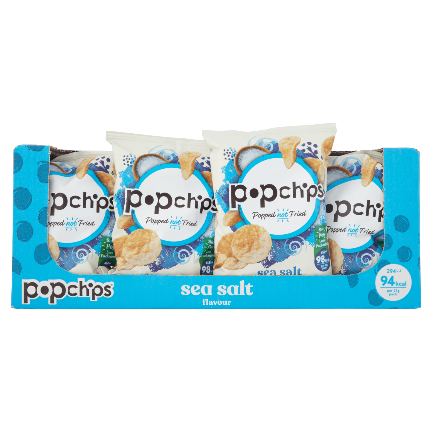 Popchips Sea Salt Flavour Potato Snacks 23g - UK Food & Drink - 5060292302102